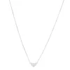 Femme Luzaka Colliers<Collier Corazon Argent 925 rhodié
