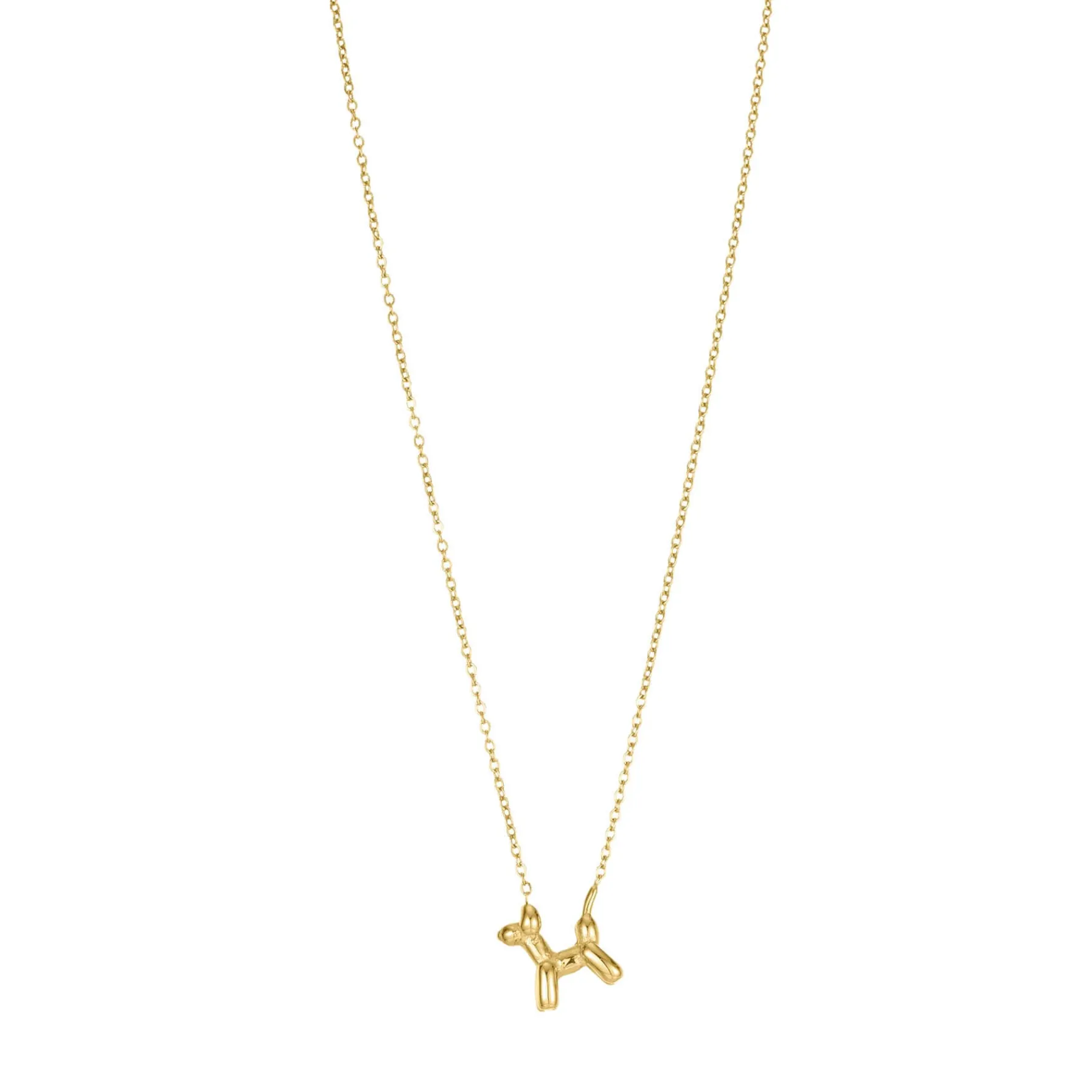 Femme Luzaka Colliers<Collier Dog acier doré or