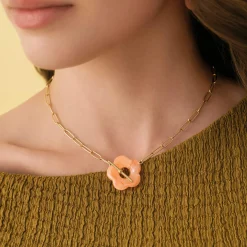 Femme Luzaka Colliers<Collier Donut rose