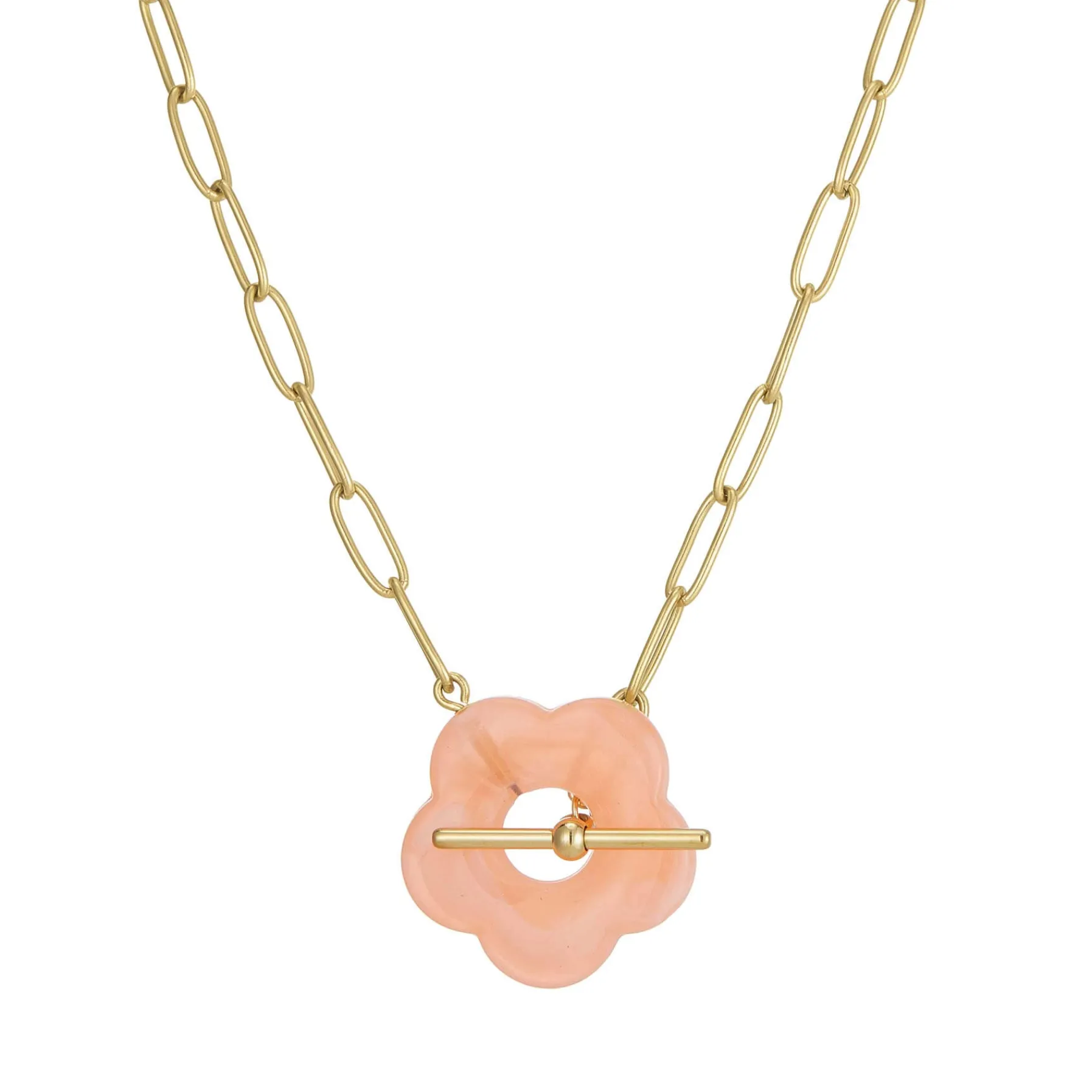 Femme Luzaka Colliers<Collier Donut rose