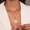 Femme Luzaka Colliers<Collier Eden rose acier doré or