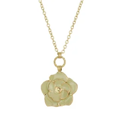 Femme Luzaka Colliers<Collier Eden vert acier doré or
