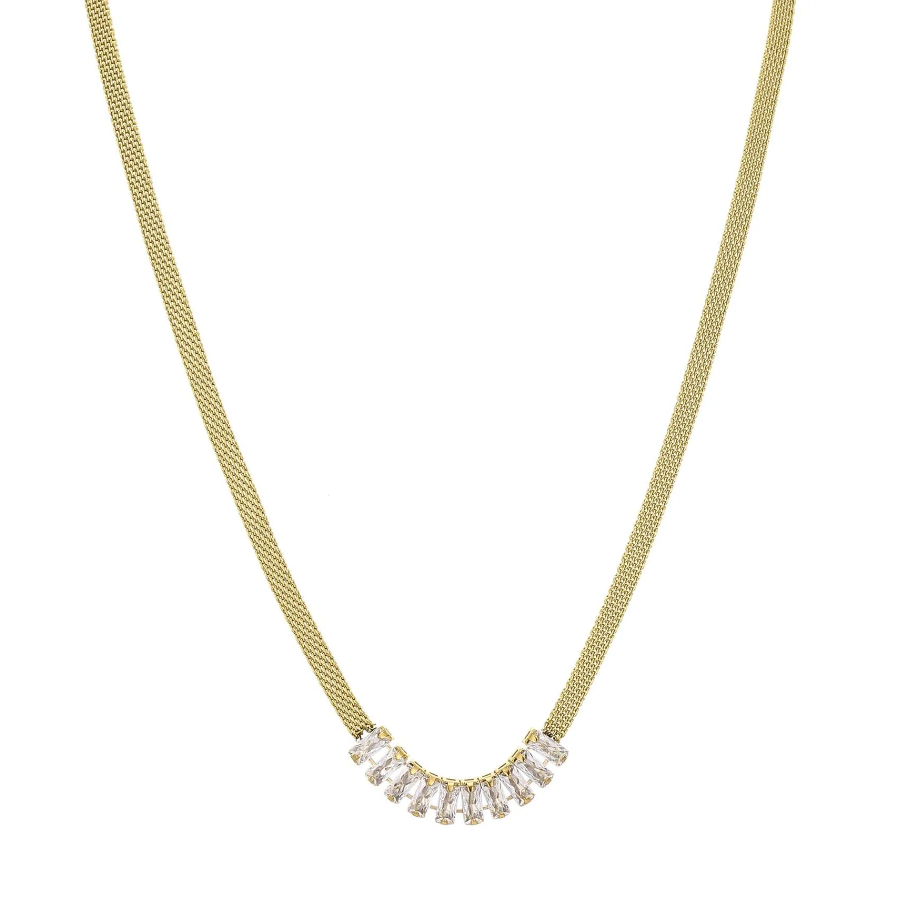 Femme Luzaka Colliers<Collier Elvira acier doré or