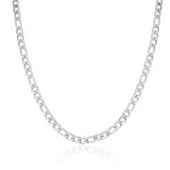 Homme Luzaka Colliers<Collier Emile acier argenté