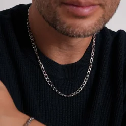 Homme Luzaka Colliers<Collier Emile acier argenté