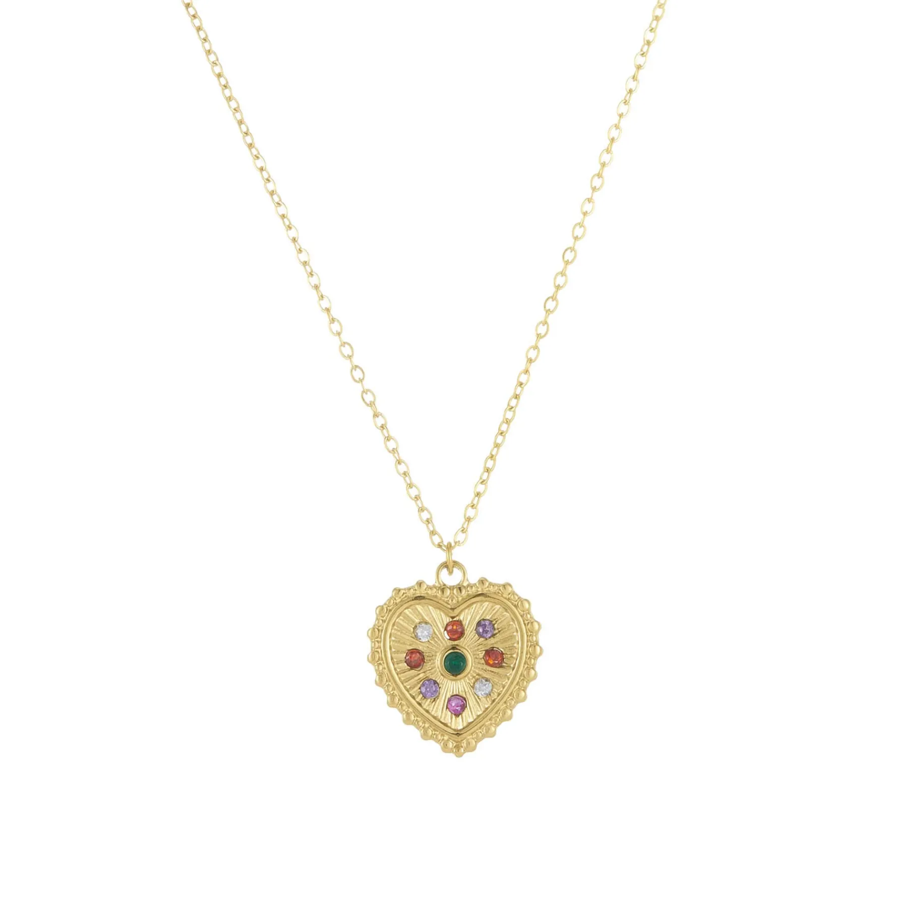 Femme Luzaka Colliers<Collier Eugénie acier doré or strass