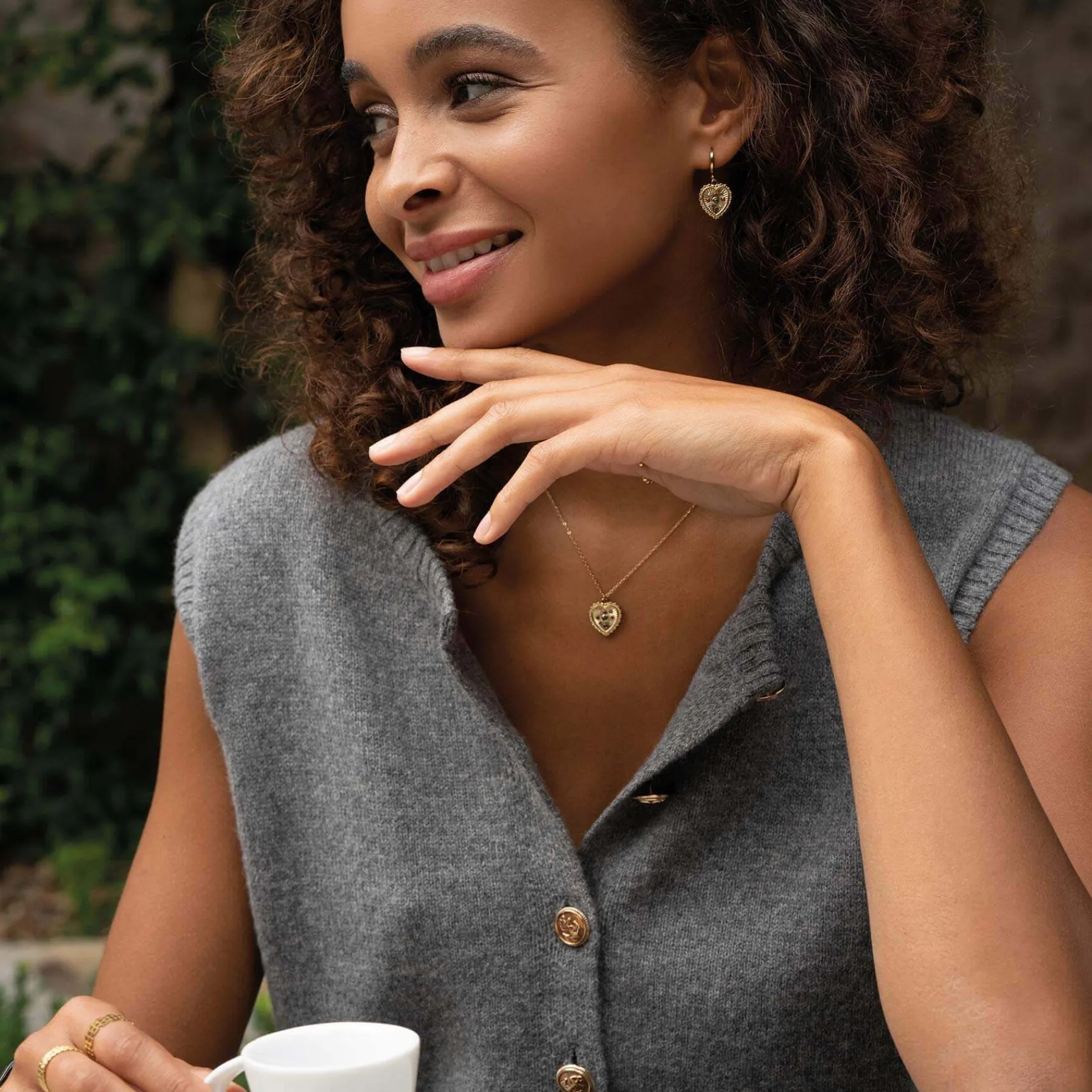 Femme Luzaka Colliers<Collier Eugénie acier doré or strass