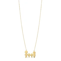 Femme Luzaka Colliers<Collier Famili 4 doré or