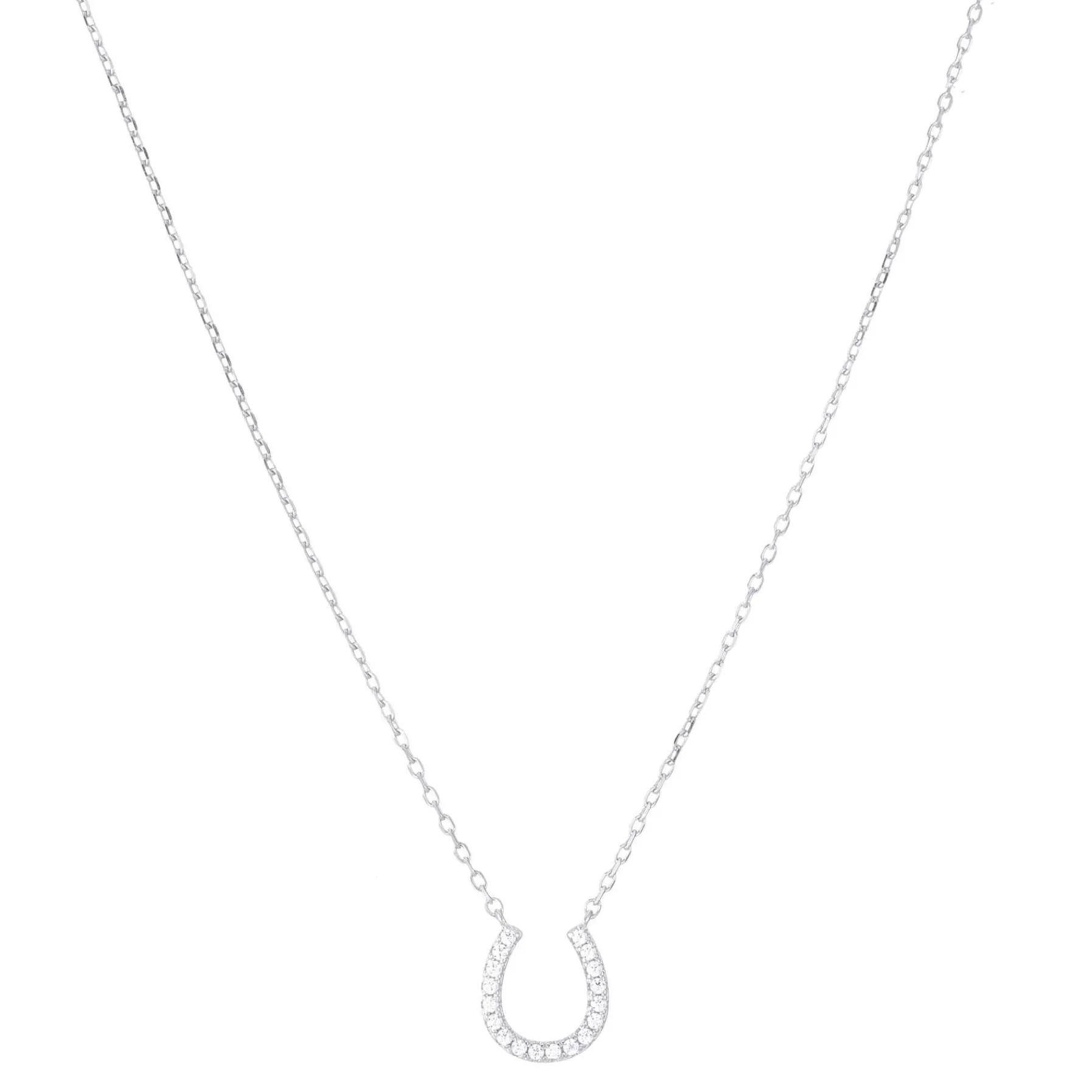 Femme Luzaka Colliers<Collier Fer à cheval Argent 925 rhodié