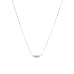 Femme Luzaka Colliers<Collier Feuille Argent 925 rhodié