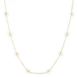 Femme Luzaka Colliers<Collier Fleur Gisella nacre