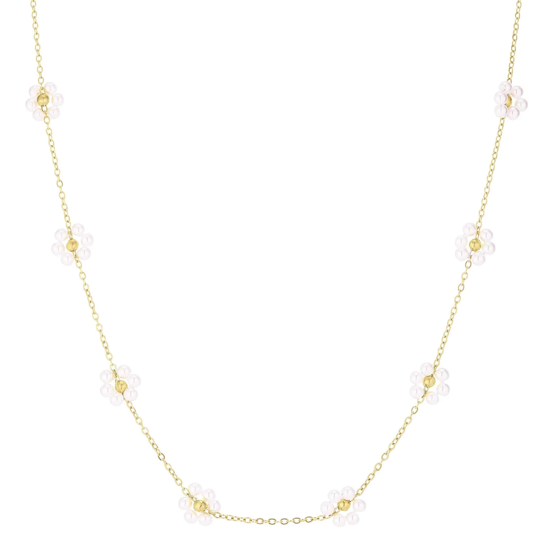 Femme Luzaka Colliers<Collier Fleur Gisella nacre