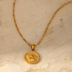 Femme Luzaka Colliers<Collier Gabrielle acier doré or