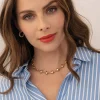 Femme Luzaka Colliers<Collier Isadora acier doré or