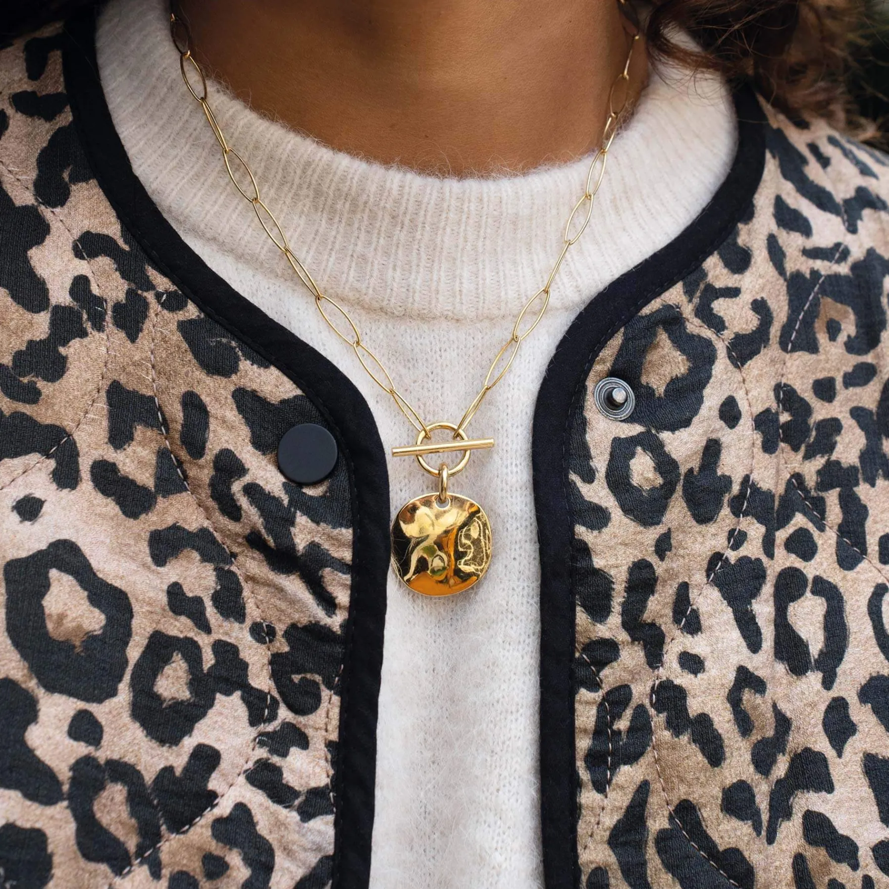 Femme Luzaka Colliers<Collier Izzy acier doré or