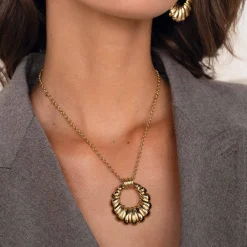 Femme Luzaka Colliers<Collier Jovia acier doré or