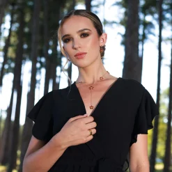 Femme Luzaka Colliers<Collier Juna acier doré or