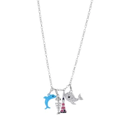 Luzaka Charms Métal<Collier Lou acier