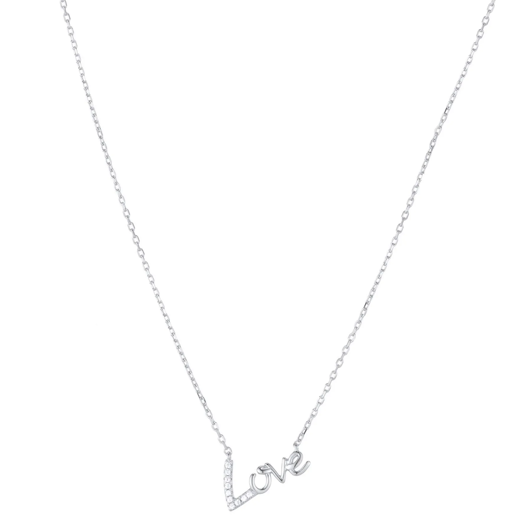 Femme Luzaka Colliers<Collier Love Argent 925 rhodié