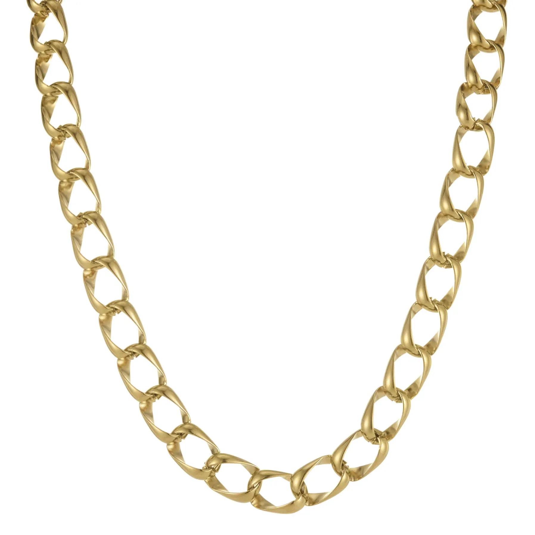 Femme Luzaka Colliers<Collier maille Albane acier doré or