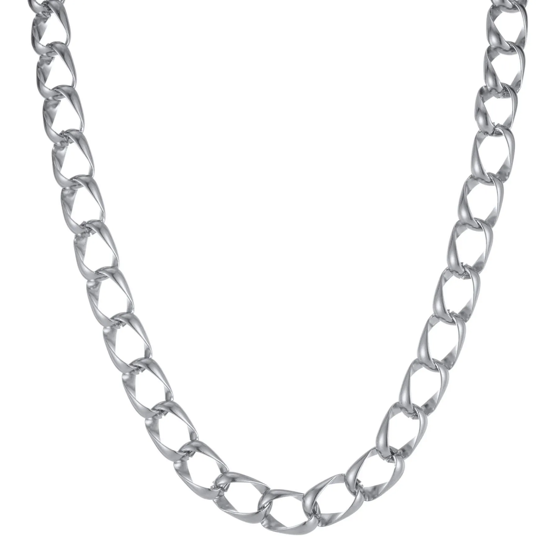 Femme Luzaka Colliers<Collier maille Albane acier argenté