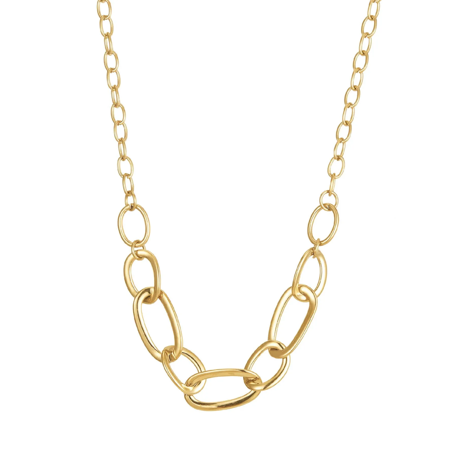 Femme Luzaka Colliers<Collier maillons acier doré or
