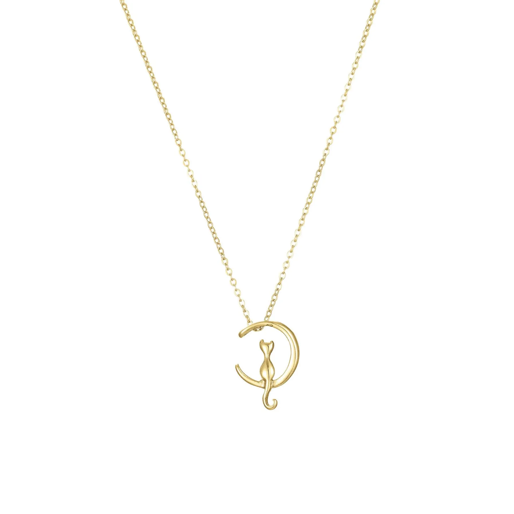 Femme Luzaka Colliers<Collier Miaou acier doré or