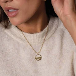 Femme Luzaka Colliers<Collier Miria acier doré or