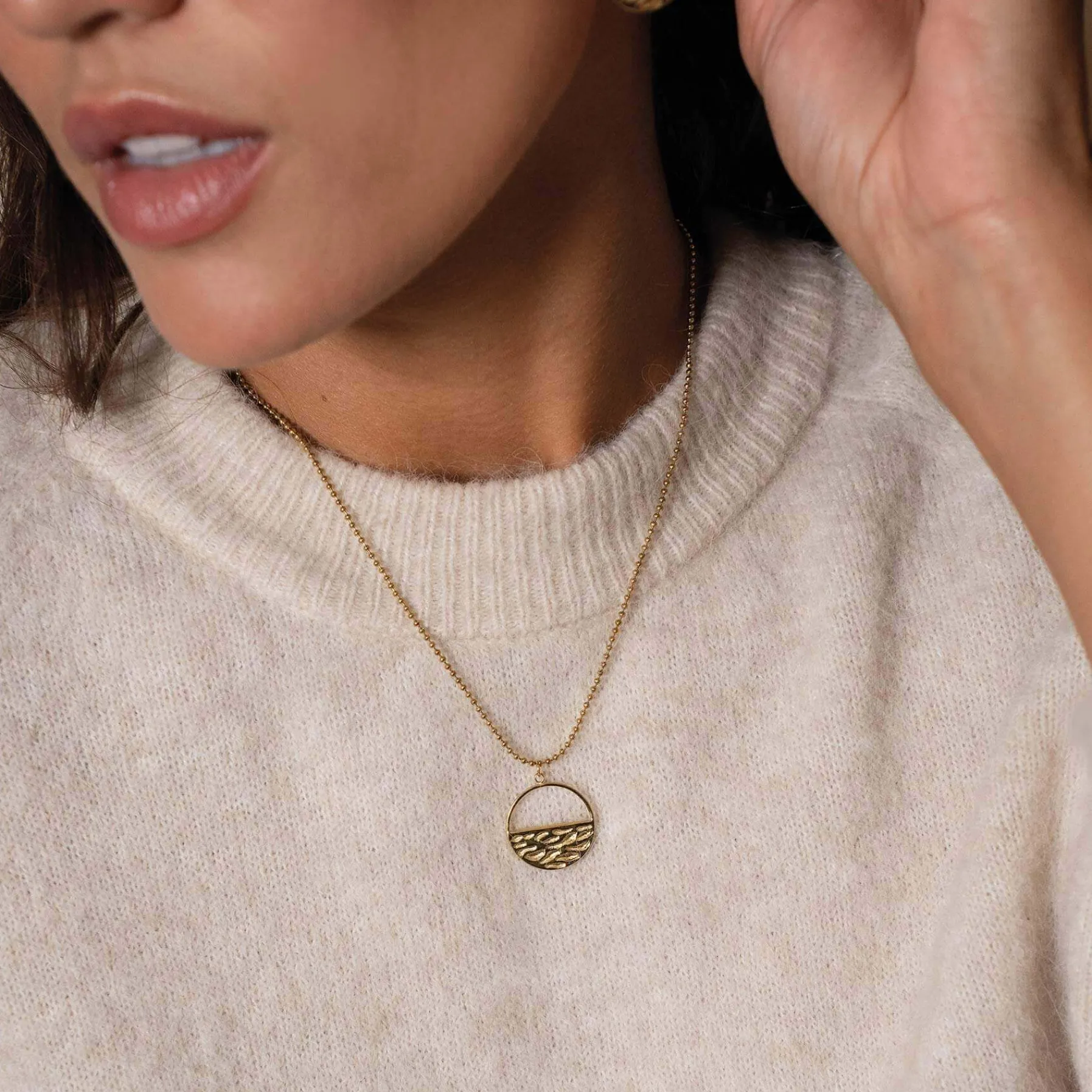 Femme Luzaka Colliers<Collier Miria acier doré or