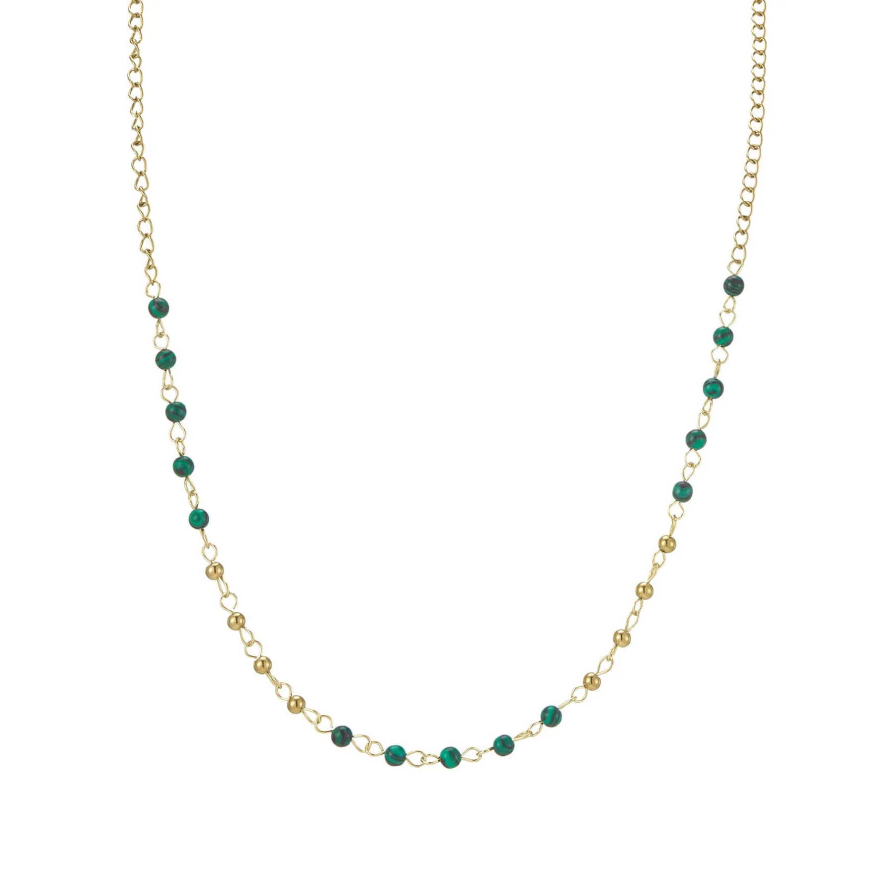 Femme Luzaka Colliers<Collier Olga pierres acier doré or