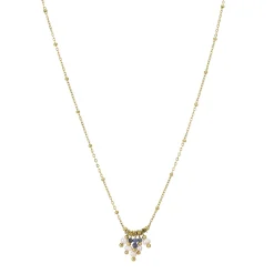 Femme Luzaka Colliers<Collier Paloma pierres nacre acier doré or