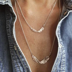 Femme Luzaka Colliers<Collier Pascaline doré rose