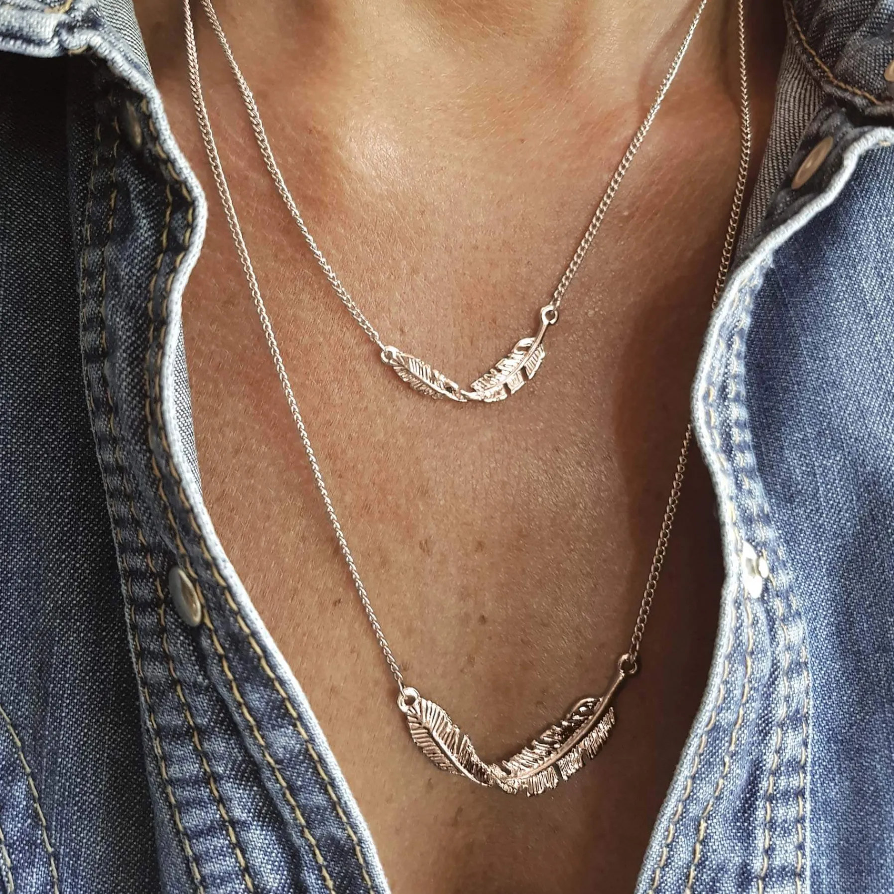 Femme Luzaka Colliers<Collier Pascaline doré rose