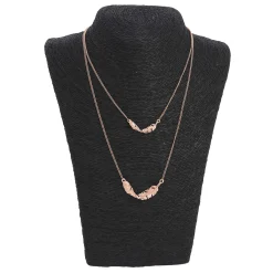 Femme Luzaka Colliers<Collier Pascaline doré rose