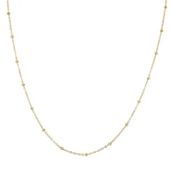 Femme Luzaka Colliers<Collier Perline acier doré or