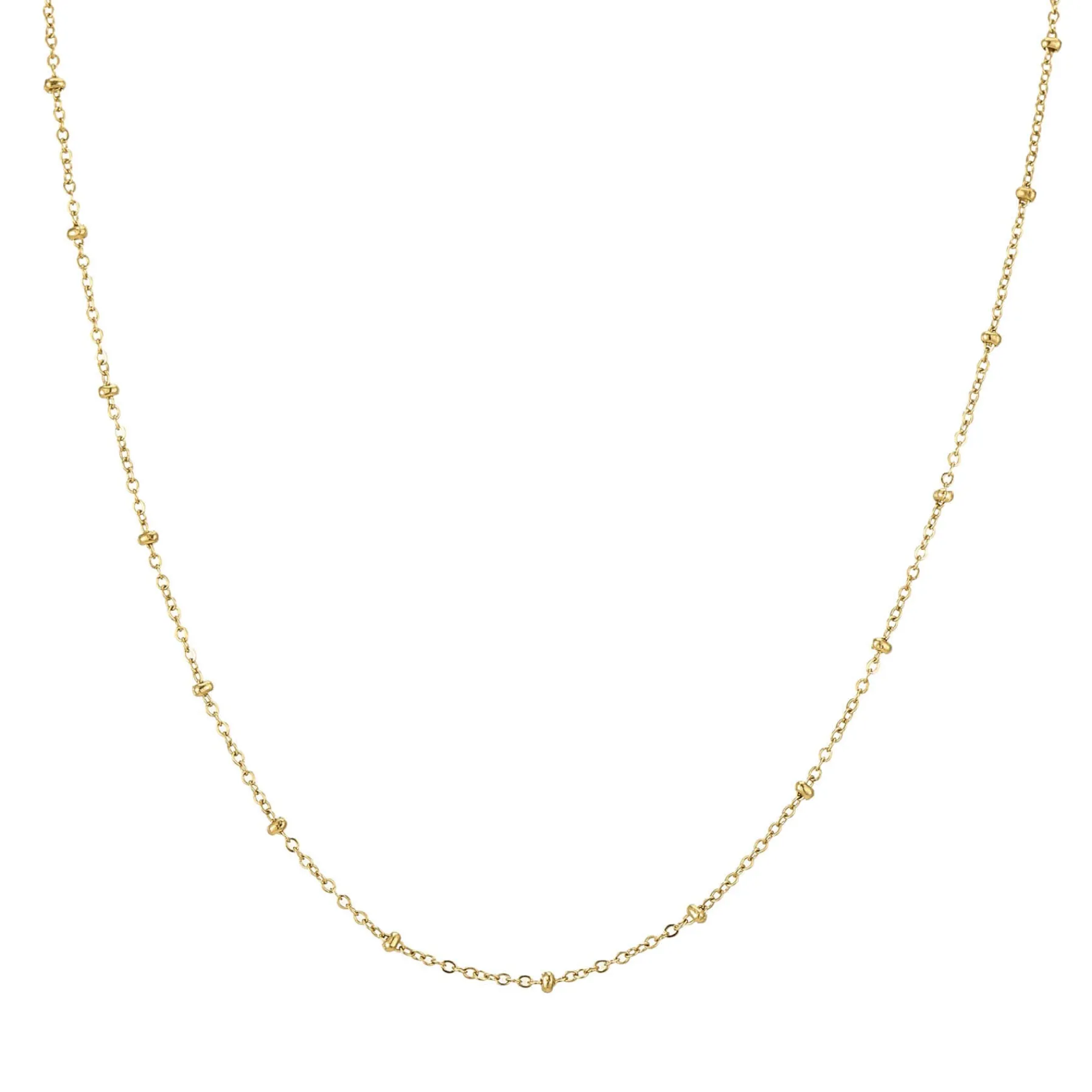 Femme Luzaka Colliers<Collier Perline acier doré or