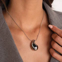 Femme Luzaka Colliers<Collier Pia acier argenté
