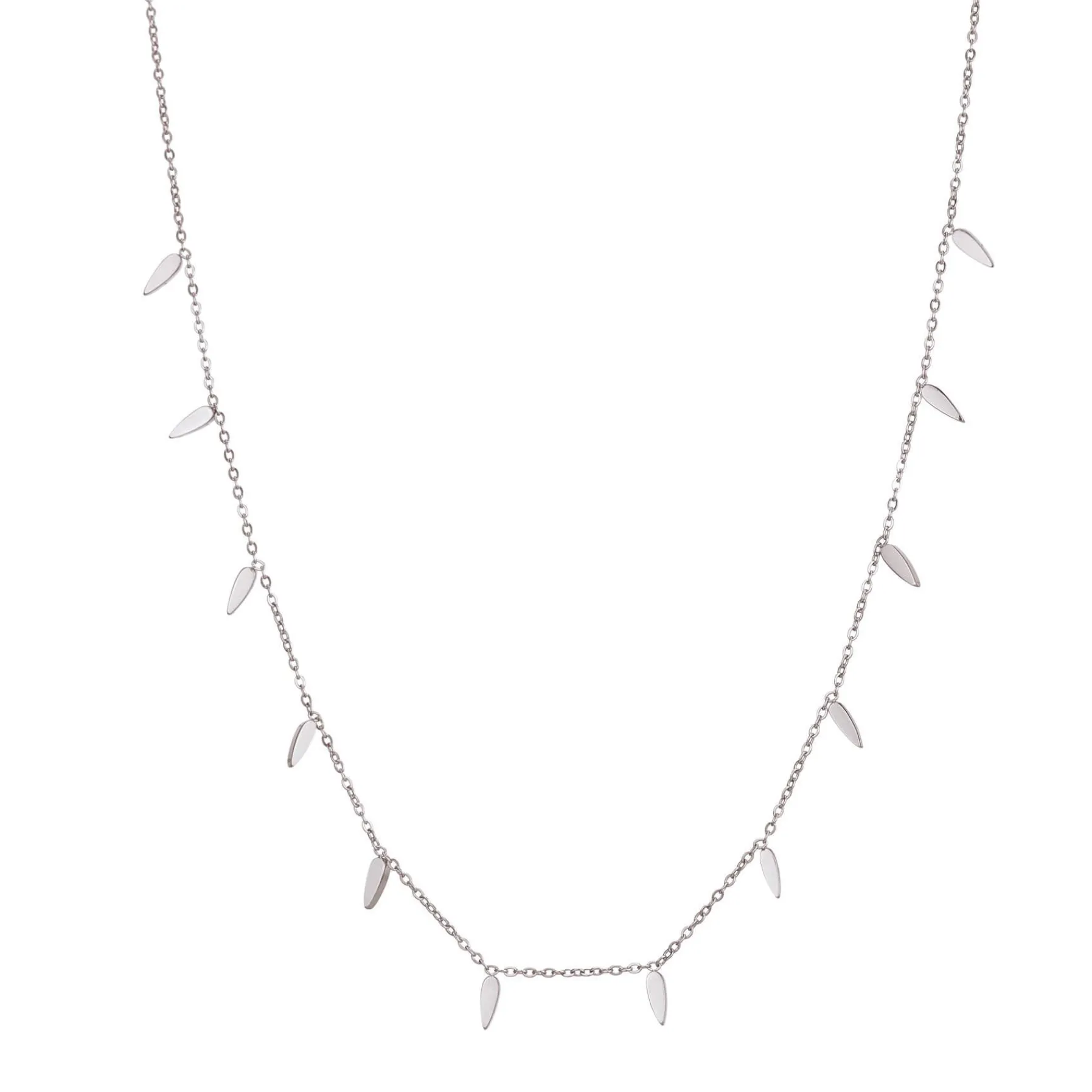 Femme Luzaka Colliers<Collier Plumes acier