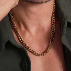 Homme Luzaka Colliers<Collier Raphael acier doré or
