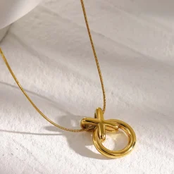 Femme Luzaka Colliers<Collier Romy acier doré or