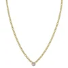 Femme Luzaka Colliers<Collier Rondina zircon blanc
