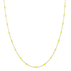 Femme Luzaka Colliers<Collier Rosaire jaune acier doré or