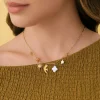 Femme Luzaka Colliers<Collier Samoa acier doré or
