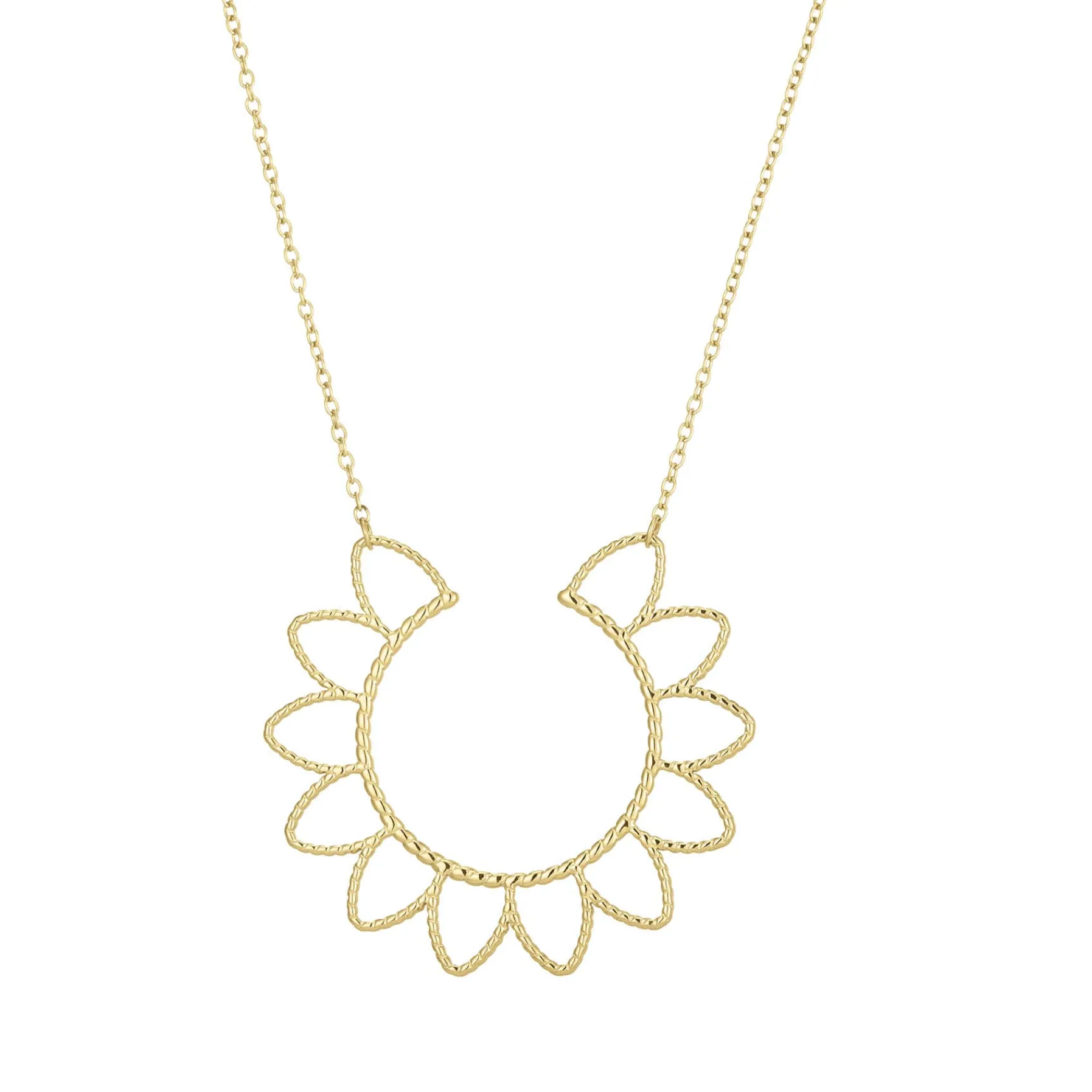 Femme Luzaka Colliers<Collier Sunny acier doré or