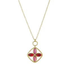 Femme Luzaka Colliers<Collier Séville acier doré or rose