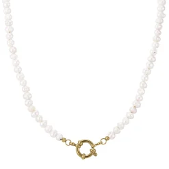 Femme Luzaka Colliers|Luzacharms<Collier Tahoré Perles nacre acier doré or