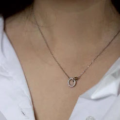 Femme Luzaka Colliers<Collier Toi et Moi Argent 925 rhodié
