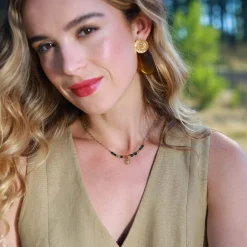 Femme Luzaka Colliers<Collier Vénus acier doré or