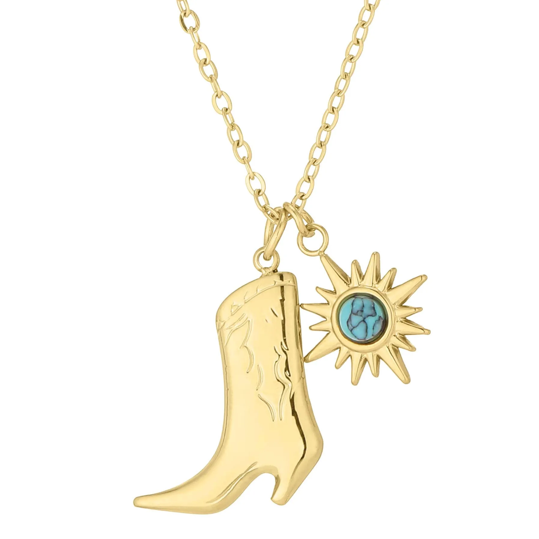 Femme Luzaka Colliers<Collier Western acier doré or