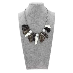 Femme Luzaka Colliers<Collier Zouka gris